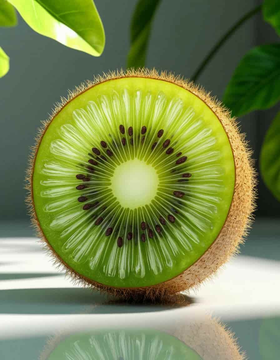 کیوی هایوارد سبز تازه سرشار از فیبر و ویتامین C